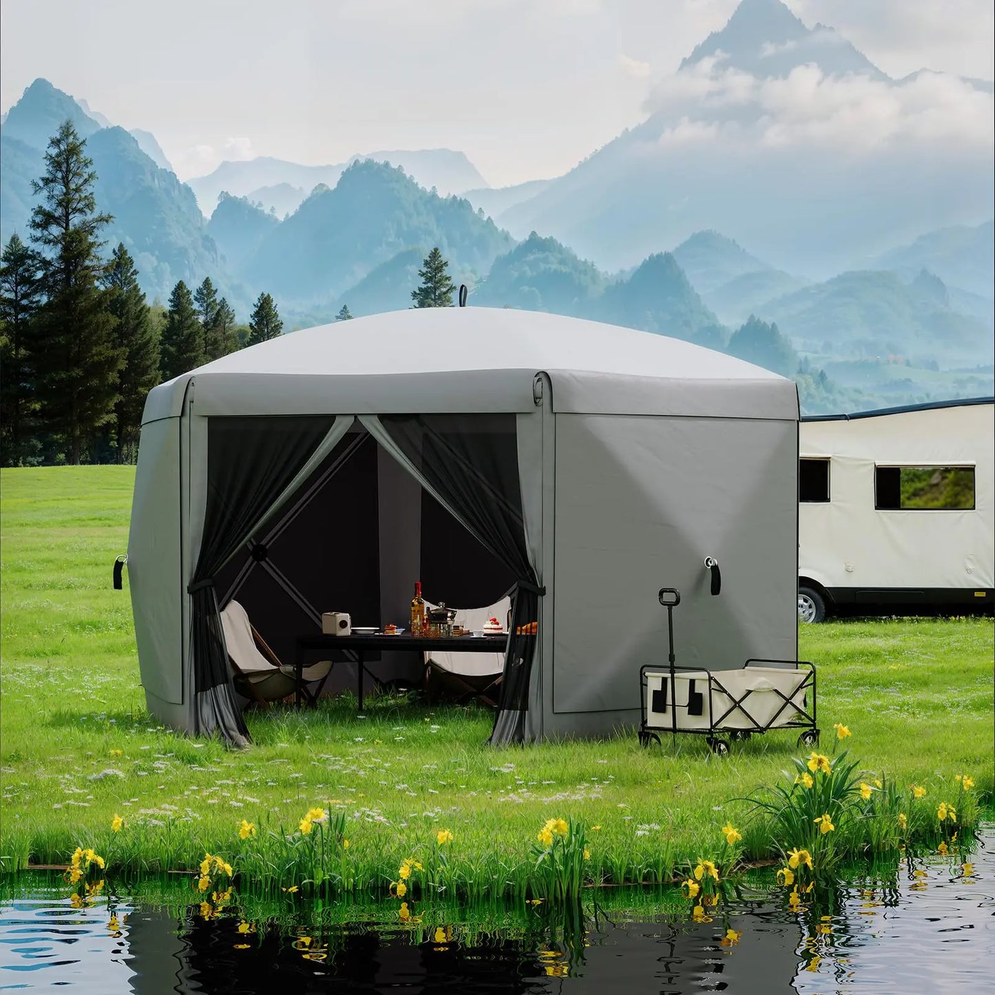 Intra 11.5x11.5 ft Screen Tent